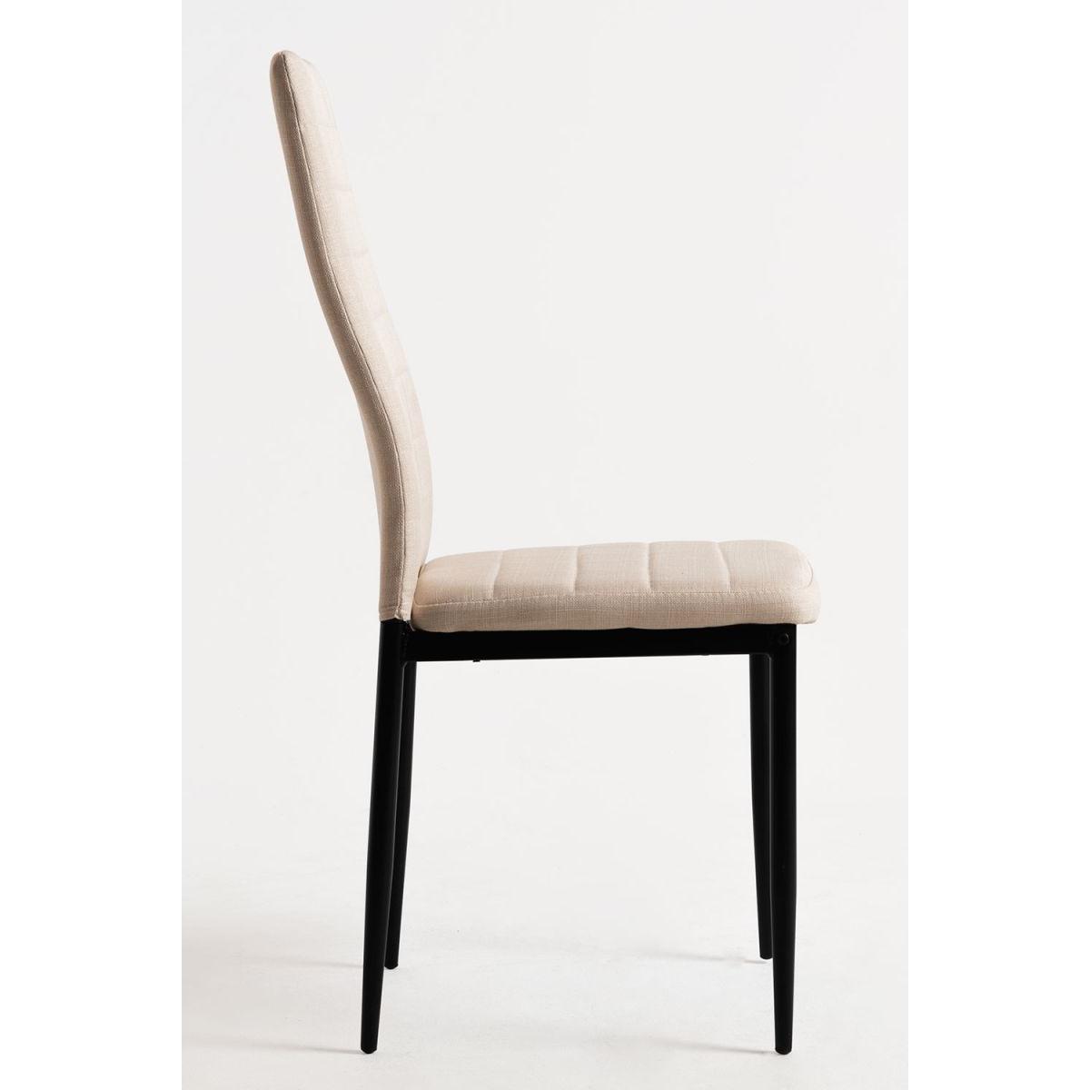 Regalos Miguel - Packs Sillas Comedor - Pack 4 Sillas Lauter Tela - Beige