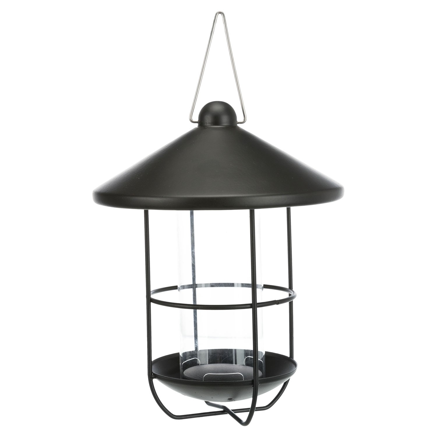 TRIXIE Comedero negro | Comedero, 500 ml/ø 19 cm, negro