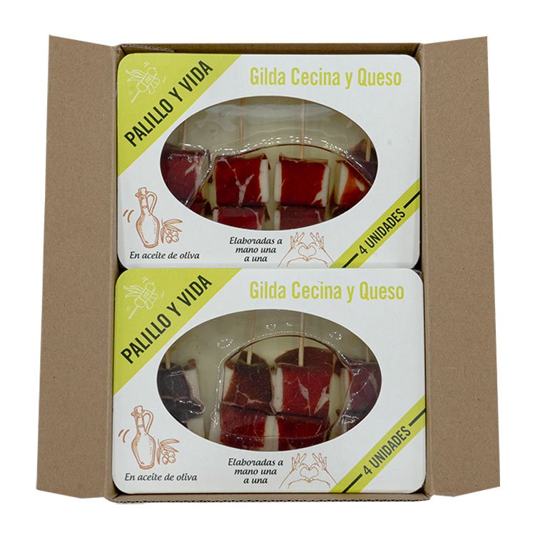 Gildas de Cecina y Queso 4 unidades