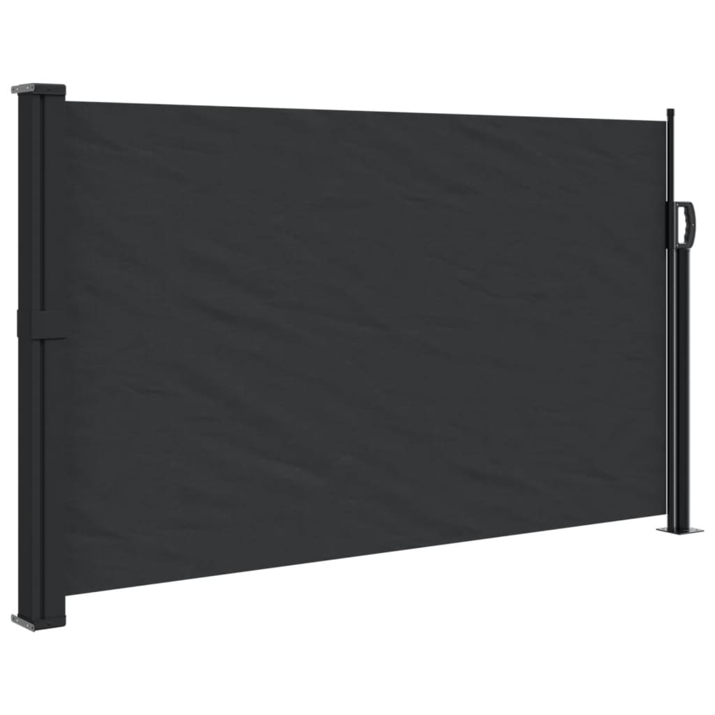 vidaXL Toldo lateral retráctil 120x500 cm Color Negro, Crema, Azul