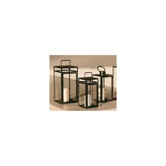 Portavelas Farol Met.Neg 20X20X46, El mejor complemento para tu hogar, Fijalo