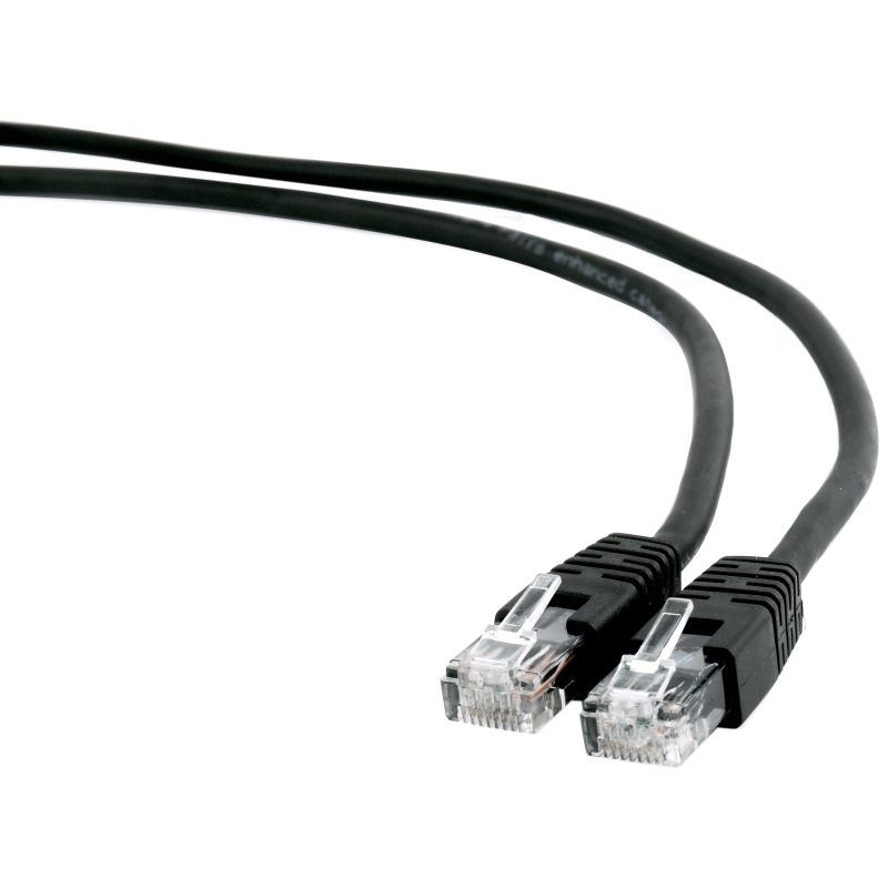 Cable de Red Gembird Cat.6 UTP 1 Metro Negro - Conexión Perfecta