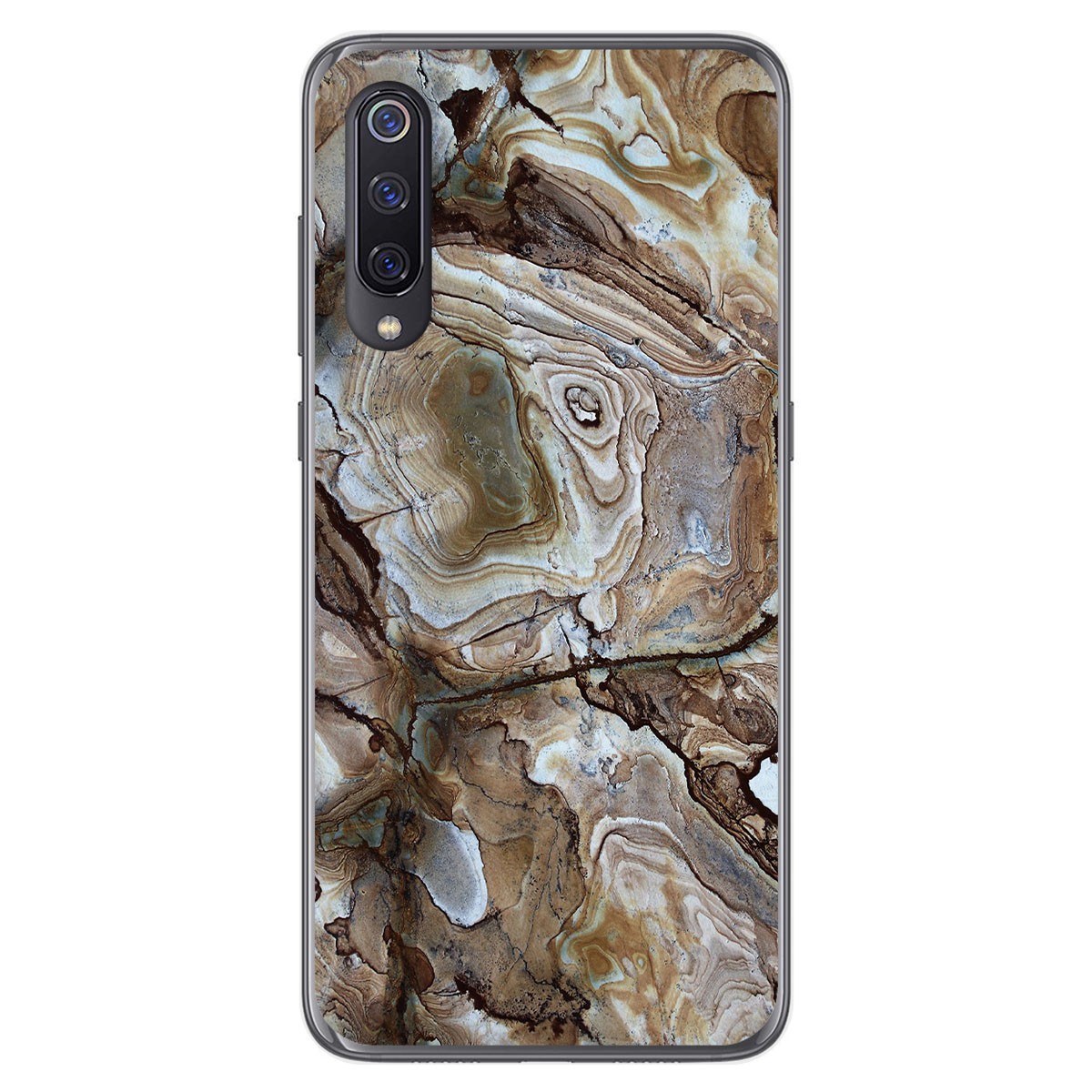 Tumundosmartphone Funda Gel Tpu para Xiaomi Mi 9 diseño Mármol 14 Dibujos