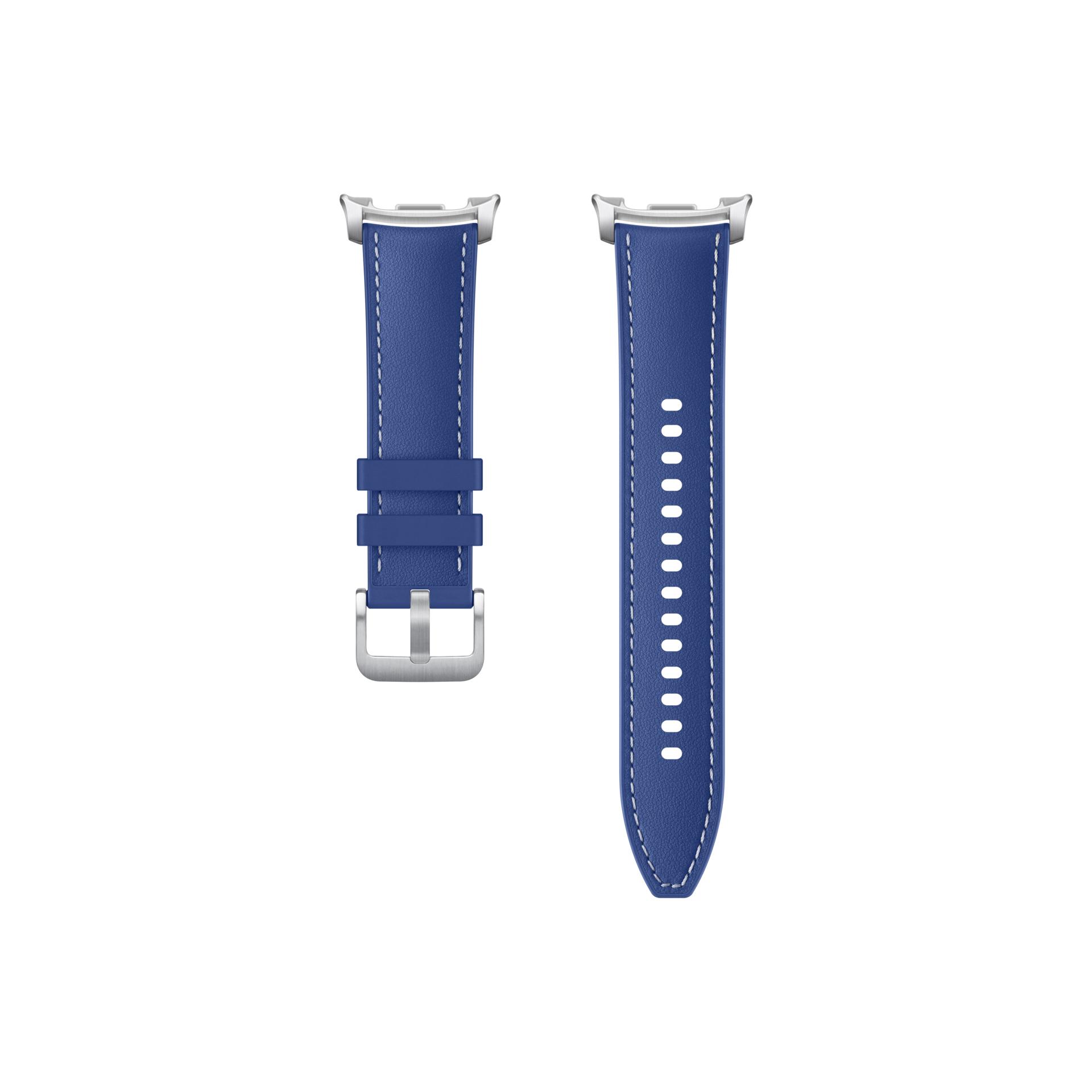 Samsung Hybrid Eco-Leather Band (S/M/L) Correa de piel sintética para Galaxy Fresh8 | Fresh8 Small | Wise8, Blue