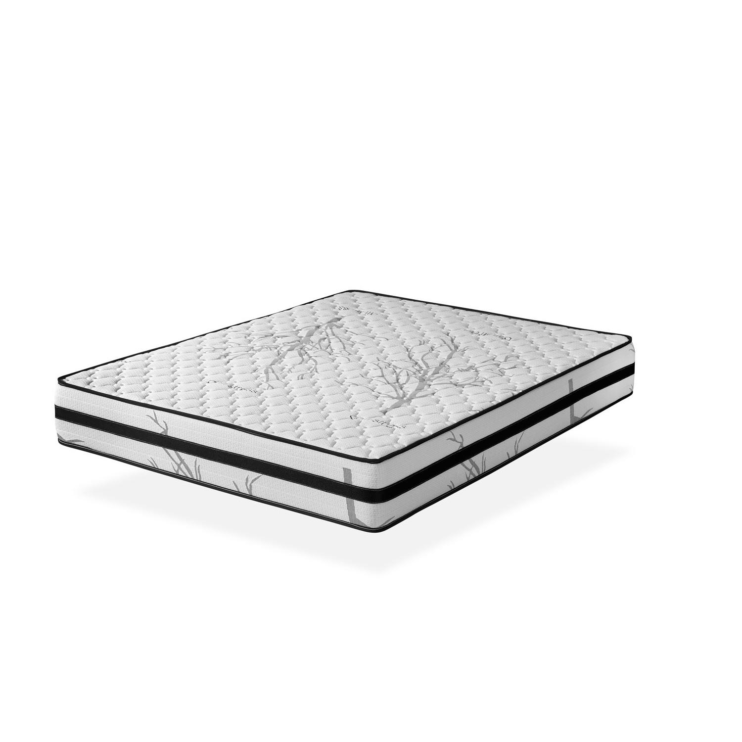 SIMPUR LOW COST SIMPUR: Colchón Viscoelástico ANTI STRESS | Altura 19 Cm | Firmeza 7/10 | Fibras Naturales | Tejido 3D Airfresh | Espuma HR Visco Soft Alta Densidad | Todas las Medidas