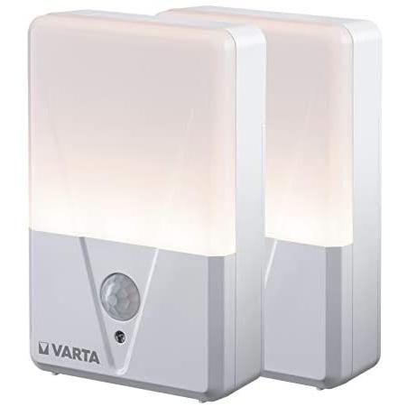 Varta Luz nocturna con sensor de movimiento, 2 unidades