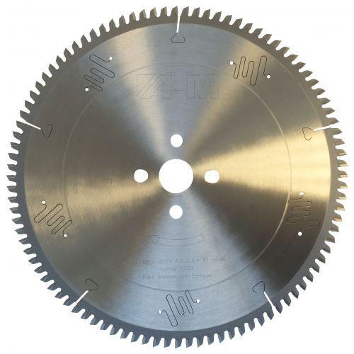 Sierra circular ne negativo para aluminio de ø 250x32 mm con 80 dientes