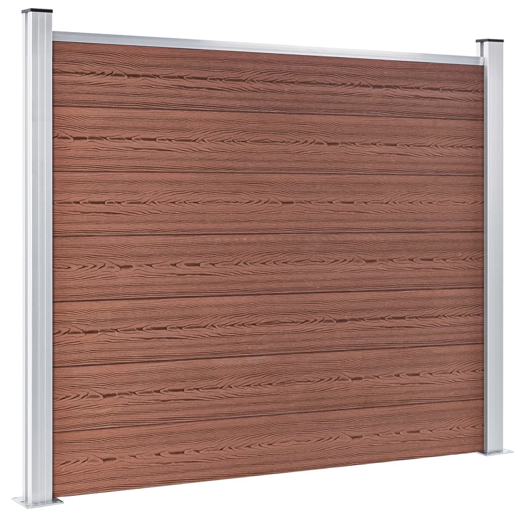 Vidaxl Valla de Jardín WPC 180x146 Cm Color Marrón