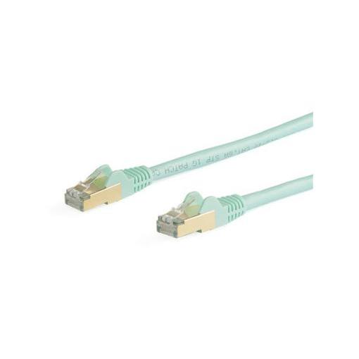 StarTech.com Cable de 7m de Red Ethernet CAT6a Aqua RJ45 STP