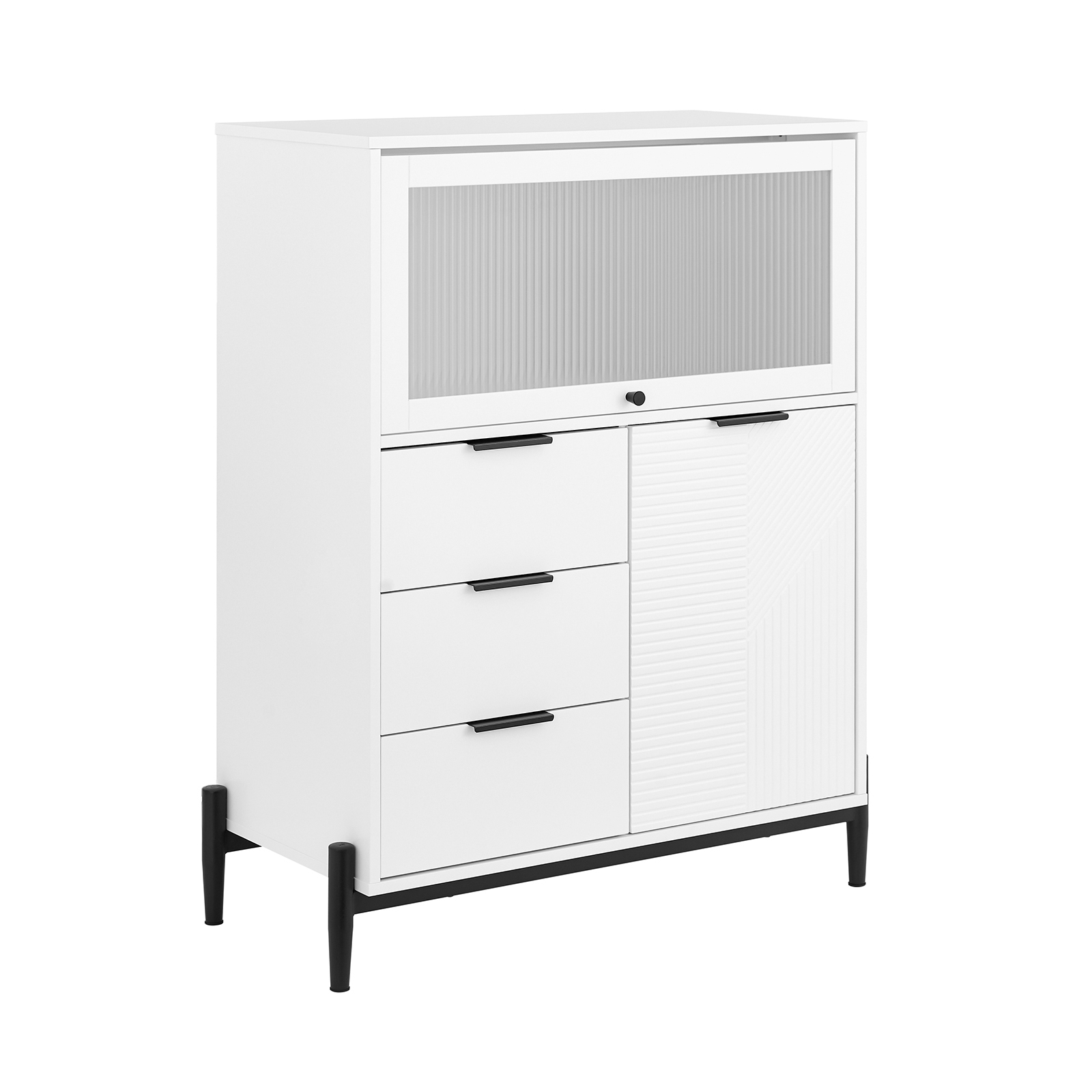 SoBuy FSB94-W Aparador Multifuncional para Pasillo salón y Cocina
