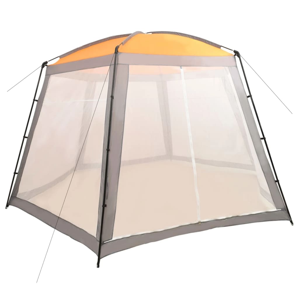 vidaXL Carpa para Piscinas 500x433x250 cm Toldo Techado Techo Refugio Color Amarillo,  Camuflaje,  Gris y mas