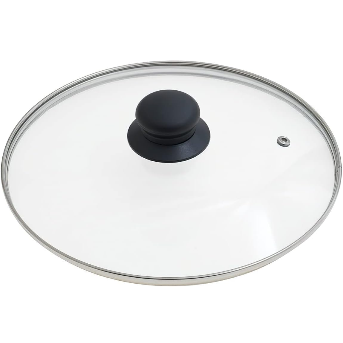 CABLEPELADO Tapa de Cristal para sarten, Tapa de Vidrio Multiusos, Tapadera de Cristal para Olla, Tapa de Cristal con Mango, Tapa Cacerola, Resistente Altas temperaturas, Apto para 24 cm