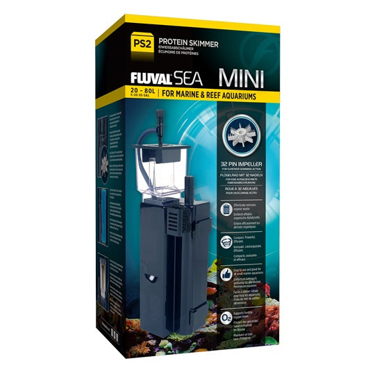 Skimmer de Proteínas Fluval Sea para Acuarios hasta 170 L – Ultra Silencioso con Diseño Compacto y Ajuste Regulable, Ideal para Mantenimiento Fácil
