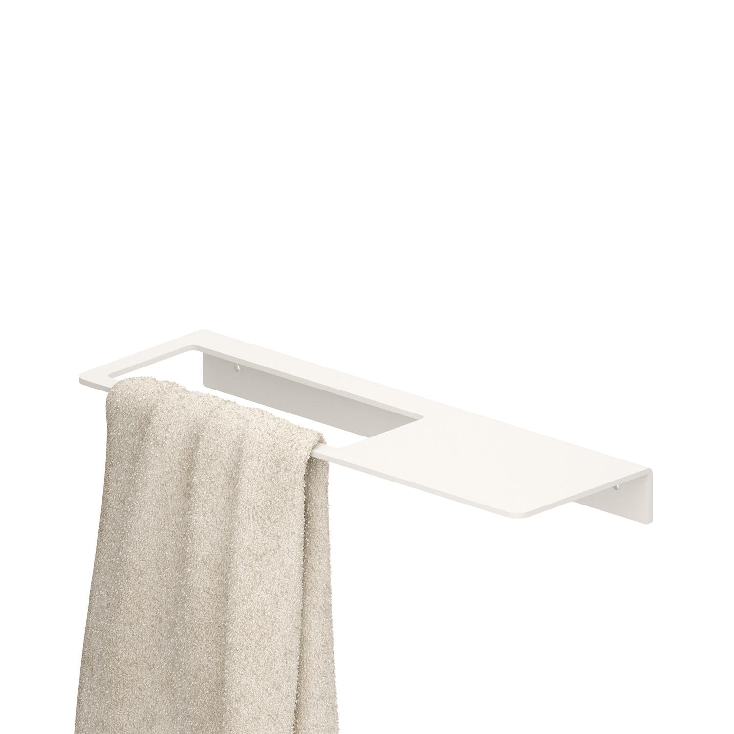 BELTRAN 10459 ETNA Repisa Toallero Pared Blanco - ref: 064-10459