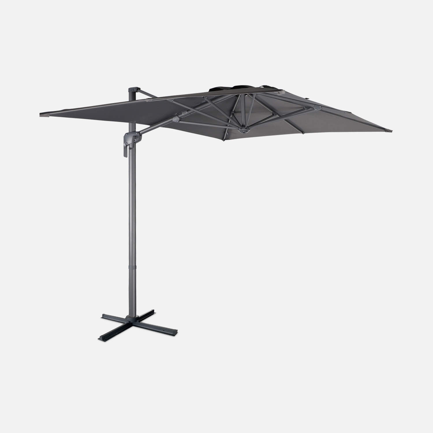 sweeek - Parasol rectangular excéntrico, 3x2m , Antibes , 298x198x240