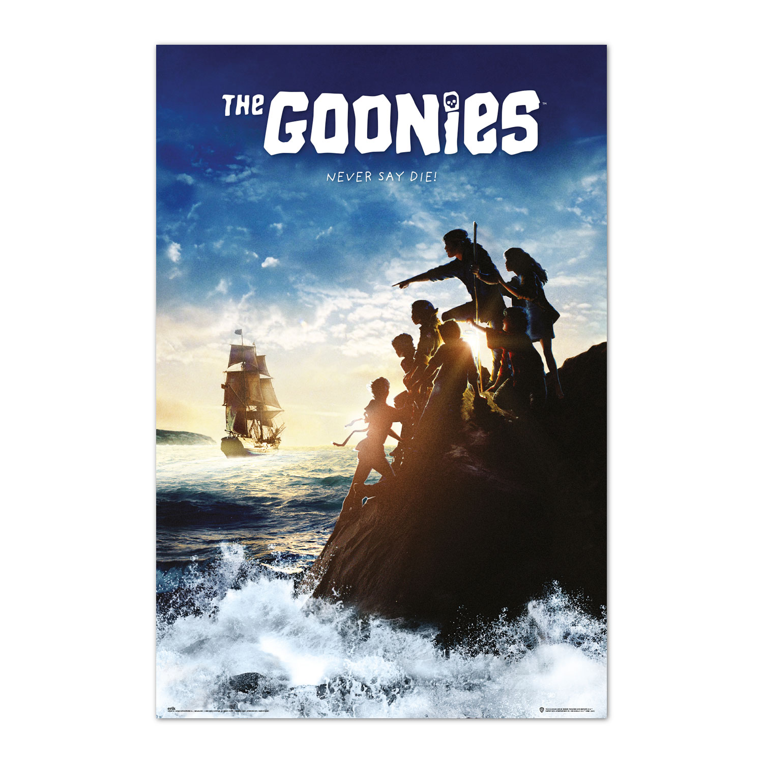 Poster the goonies never say die!