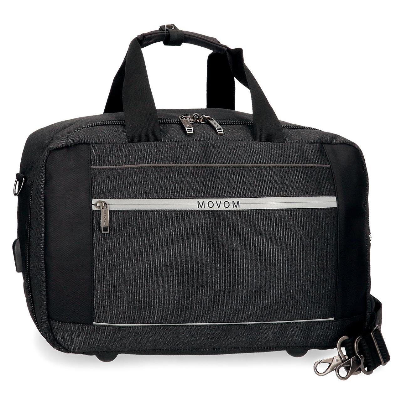 Mochila de Viaje Versátil Movom 45x25x20 cm con Bolsillos con Cremallera y Bandolera Ajustable
