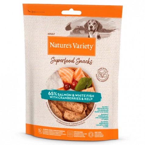 Nature`s Variety - Nature`s Variety Superfood Snacks Adult Salmón Para Perros 85 Gr