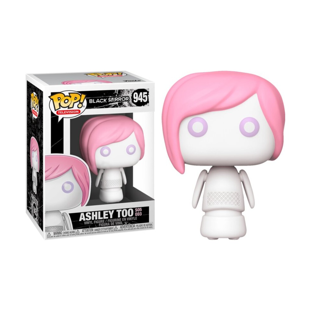 FUNKO POP! BLACK MIRROR - ASHLEY TOO, 45366, Nº 945, TIENDA CON LICENCIA OFICIAL, FIGURA, JUGUETE, CABEZÓN, VINILO, MUÑECO, SERIE, TERROR, TELEVISIÓN, ROBOT ROSA