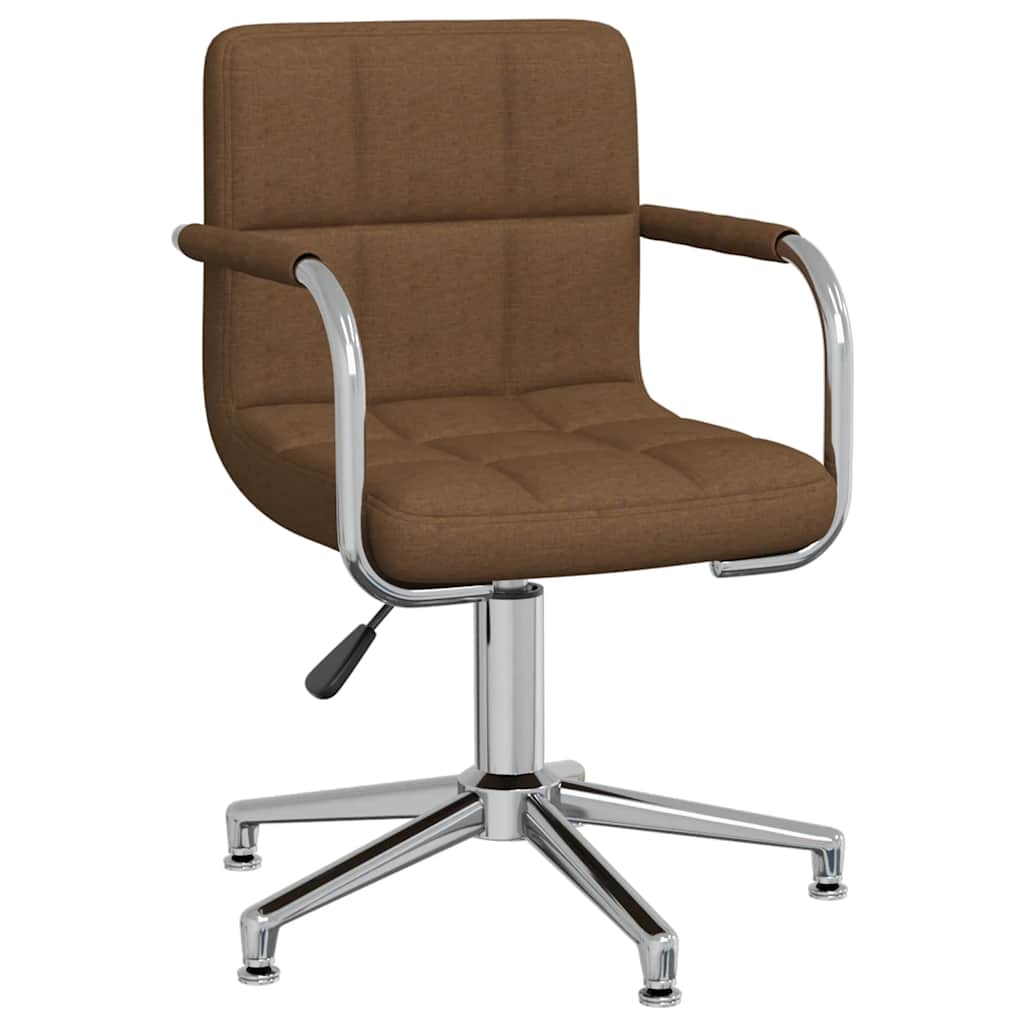 vidaXL Silla de oficina giratoria de tela