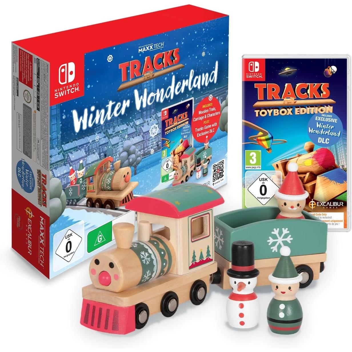 Maxx Tech Tracks Winter Wonderland Kit For Switch Juego Fisico para Consola Nintendo Switch