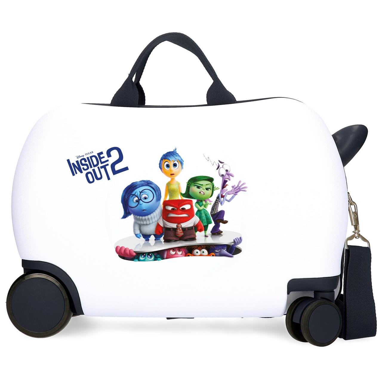 Disney - Maleta infantil Inside Out 45x31x20 cm de ABS rígido y ligero