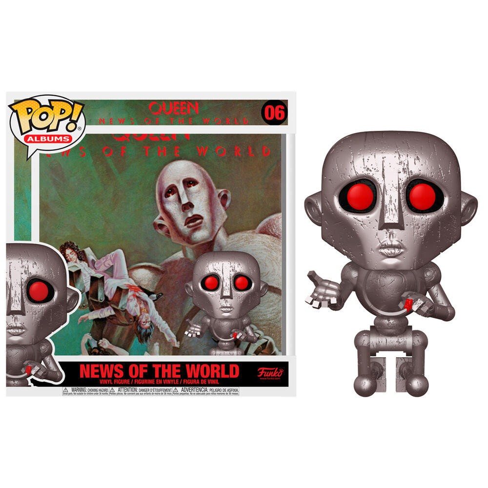 Figura Pop Queen News Of The World With Album Case