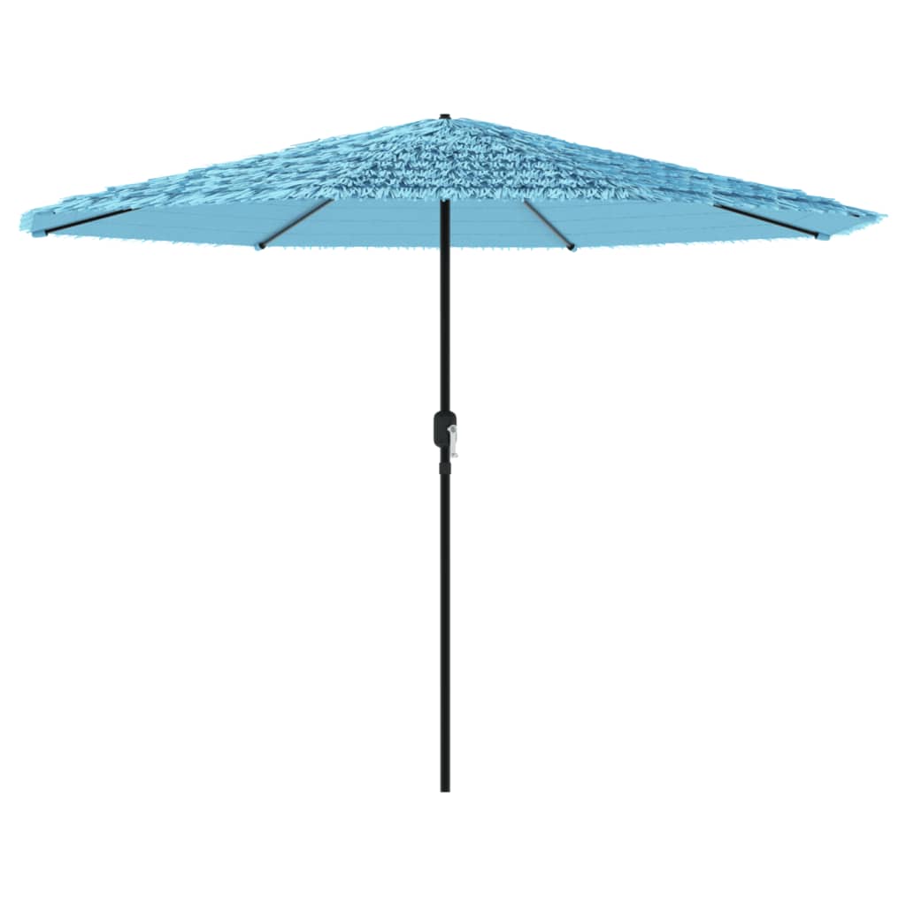 vidaXL Sombrilla de jardín con poste de acero 324x324x247 cm Color Azul, Verde,