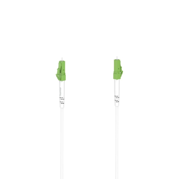 Hama 00200784 Cable de fibra óptica e InfiniBand 5 m LC LC/APC Verde, Blanco