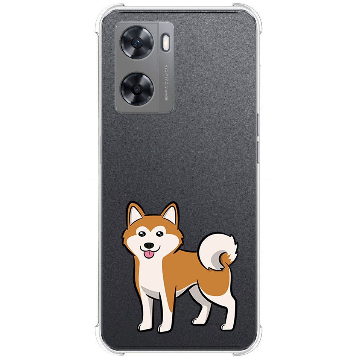 Funda Silicona Antigolpes para Oppo A57s diseño Perros 02 Dibujos
