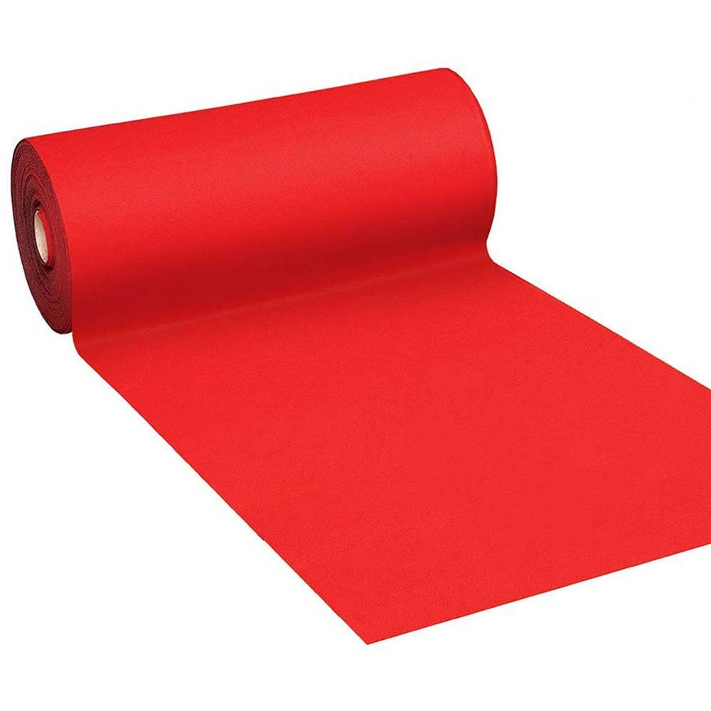 Alfombra de pasillo para uso interior y exterior Color Rojo H 1 x 30 m