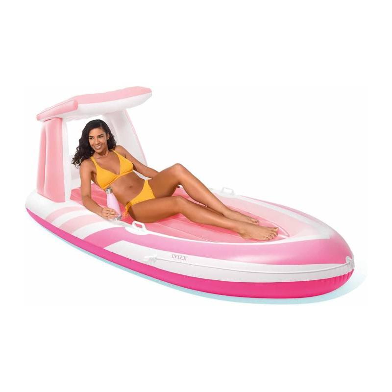 COLCHONETA BOTE ROSA PARADISE 257X135 CM
