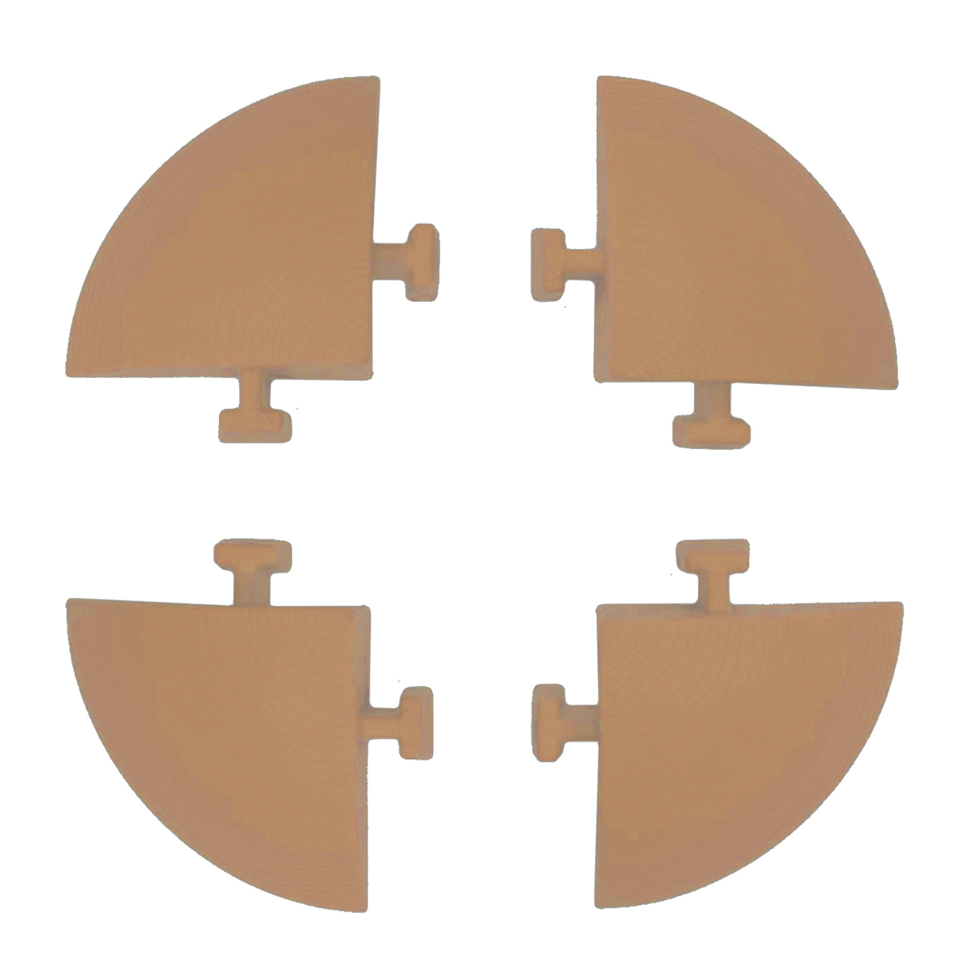 Set de 4 bordes Esquineros Terracota EASY