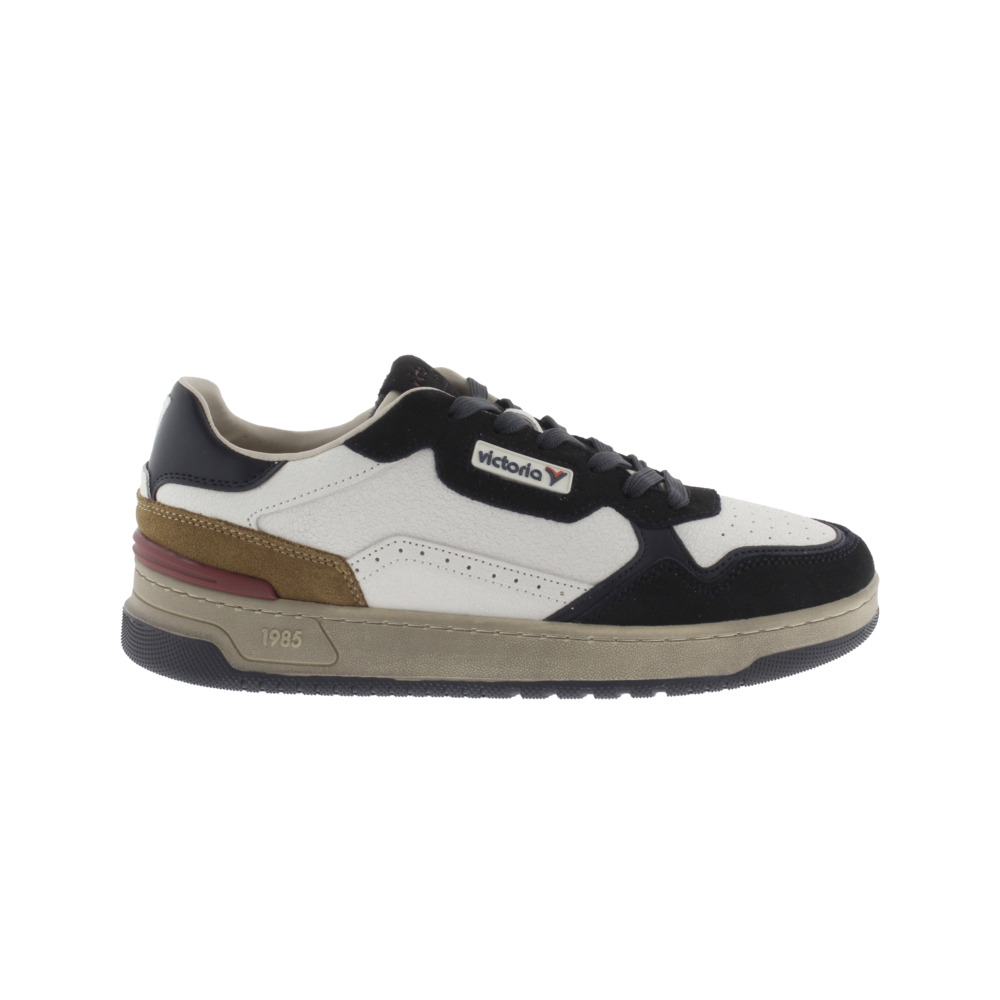 Victoria 1985 C80 Zapatillas de piel con piezas de color y serraje 8800125