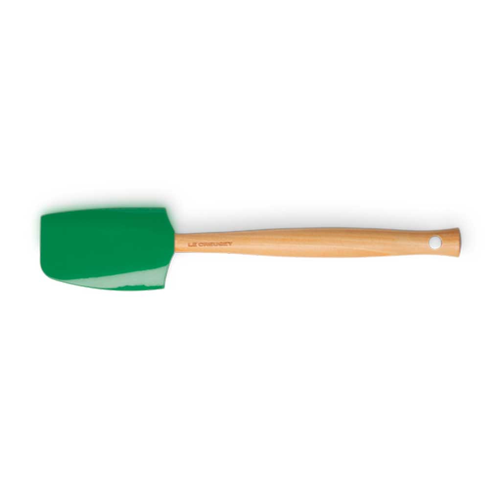 Espátula de Cocina Le Creuset Craft con Cabezal de Silicona Resistente a 250 °C, Mango de Madera, 28,5 cm