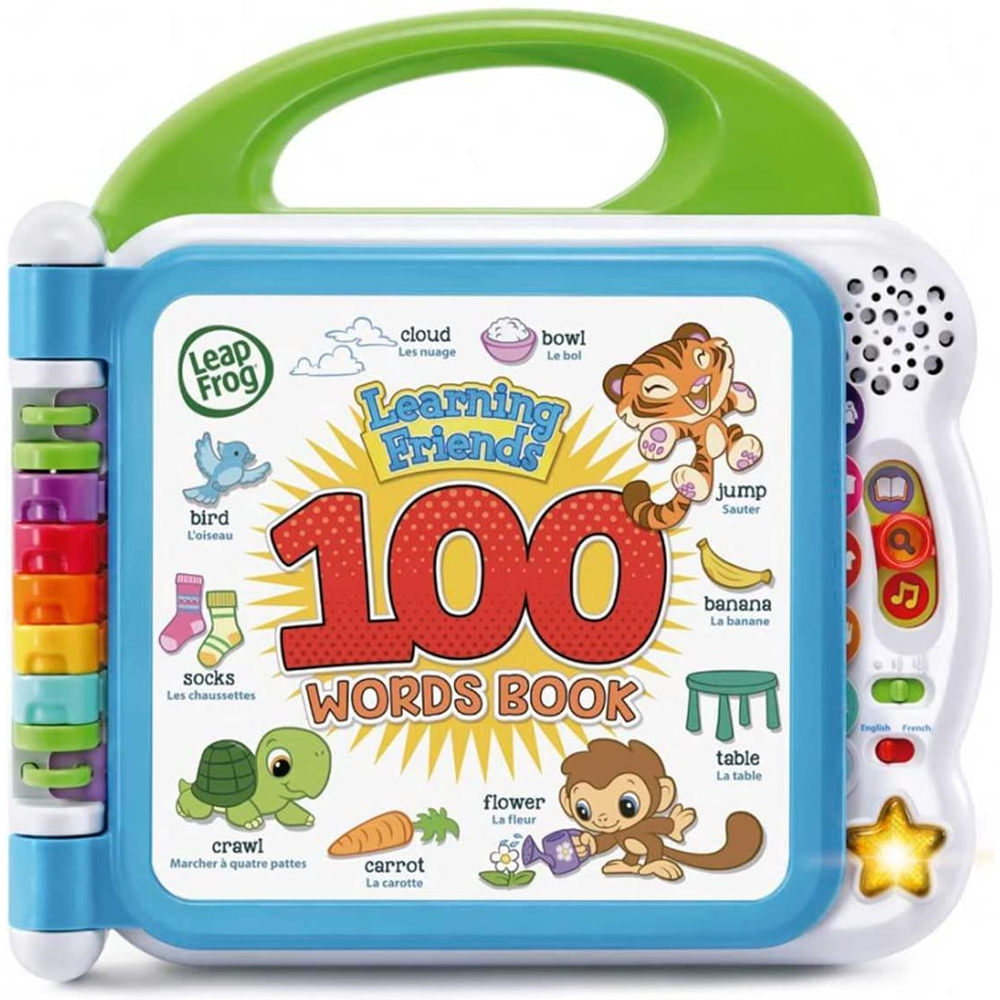 Libro interactivo Mis primeras 100 palabras bilingüe en español e inglés 30x6,5x27,9 cm (Vtech 80-601547)