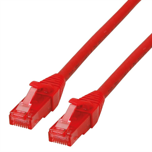 ROLINE Cable de conexión Cat.6 UTP, Nivel de componente, LSOH, Rojo, 5 m