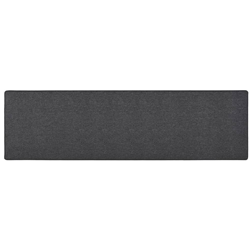 Vidaxl Alfombra de Pasillo 80x300 Cm Color Antracita - Protege el Suelo