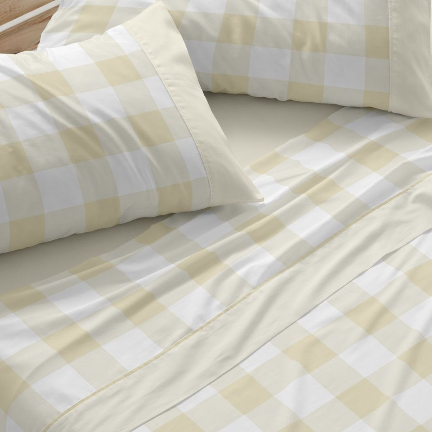 Juego Sábanas BURRITO BLANCO 50% Algodón Diseño Geométrico Azul - Tacto Suave, Fácil Planchado, Alta Durabilidad - Cama 90-200cm