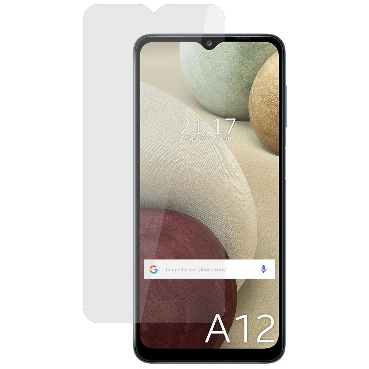 Tumundosmartphone Protector Cristal Templado para Samsung Galaxy A12 / M12 Vidrio