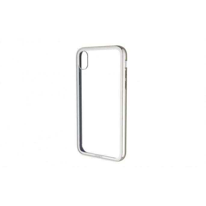 Cygnett Ozone 9H - Carcasa de Vidrio Templado con Bumper Integrado para Apple iPhone XS MAX, Color Blanco