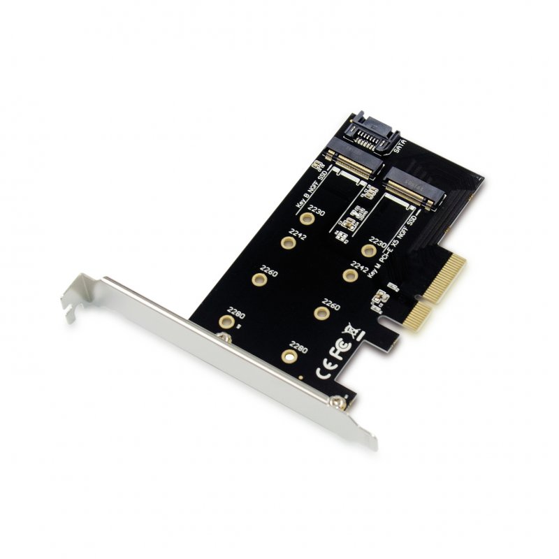 Conceptronic emrick 2 in 1 pcie ssd adapter