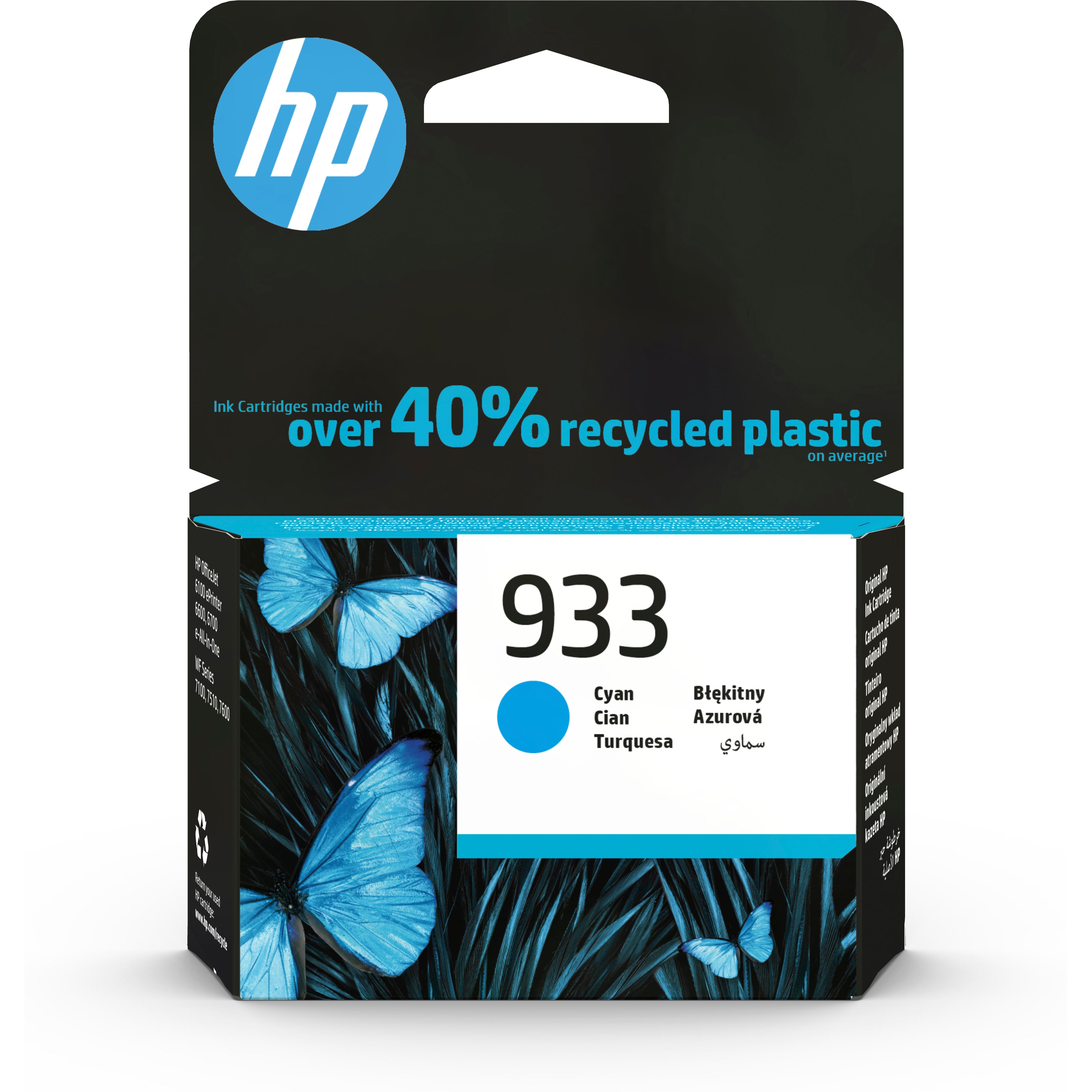 HP 933 Original Cian Para OfficeJet 6700, 7110, 7510, 7610, 7612Officejet 6100 ePrinter, HP Office