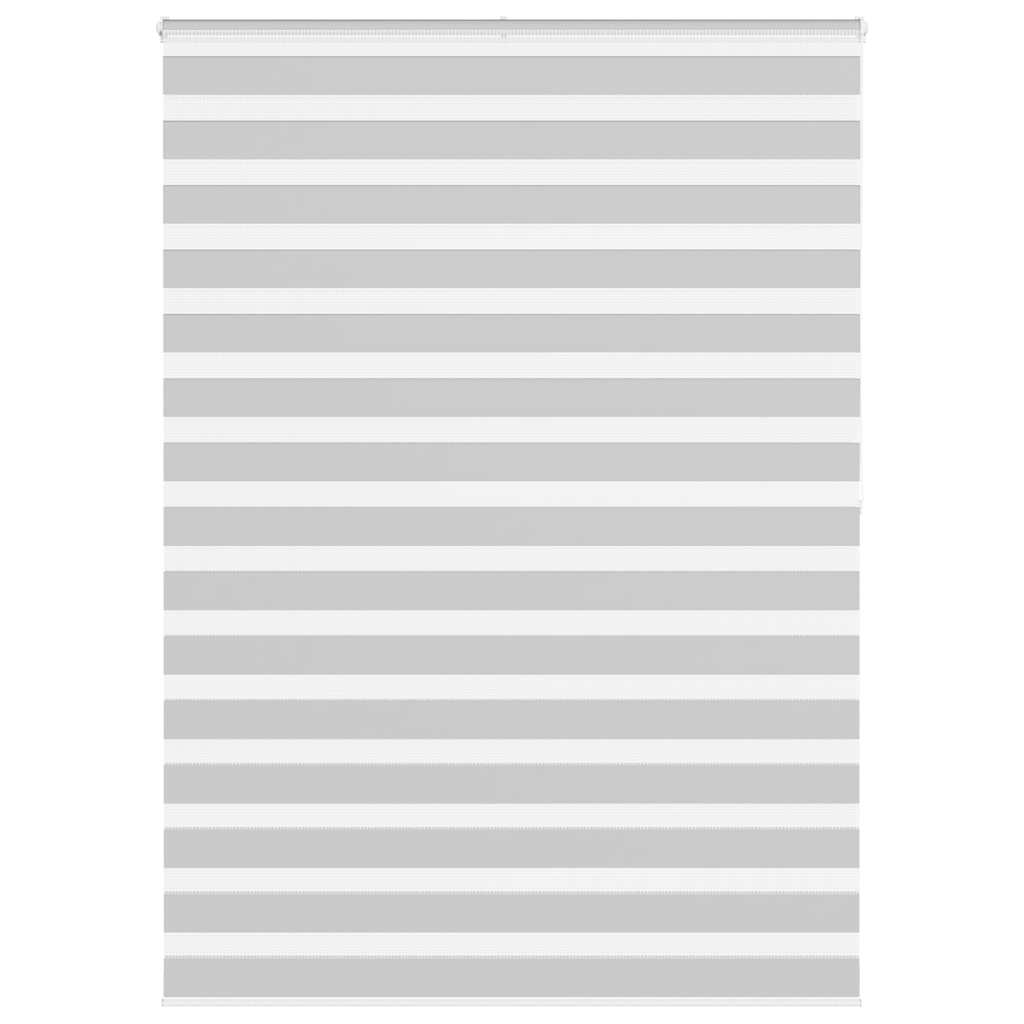 vidaXL Estor cebra gris claro 165x200cm tejido ancho 160,9cm poliéster