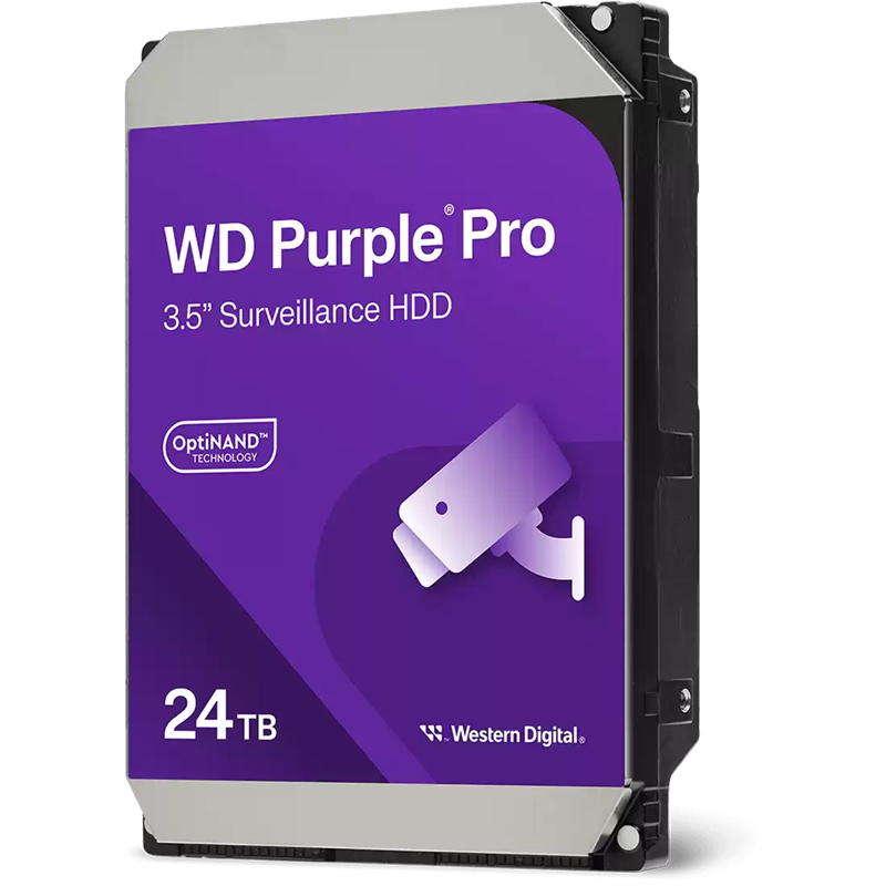 Disco duro interno Western Digital Purple Pro 24TB 7200 RPM SATA III