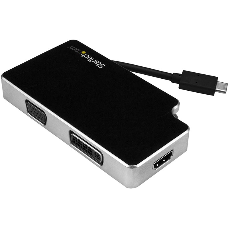 HUB Startech USB-C 3 PUERTOS USB 3.0 + RJ45 Blanco
