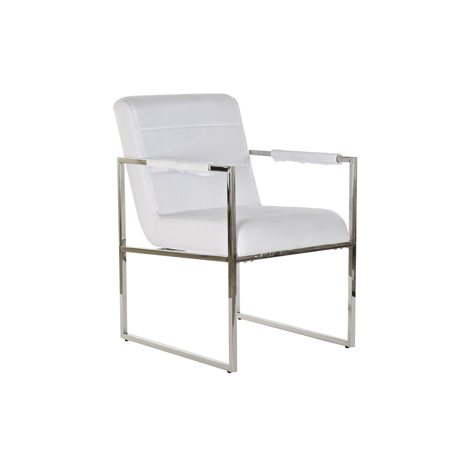 Butaca Acero Poliester 56X68X92 Blanco
