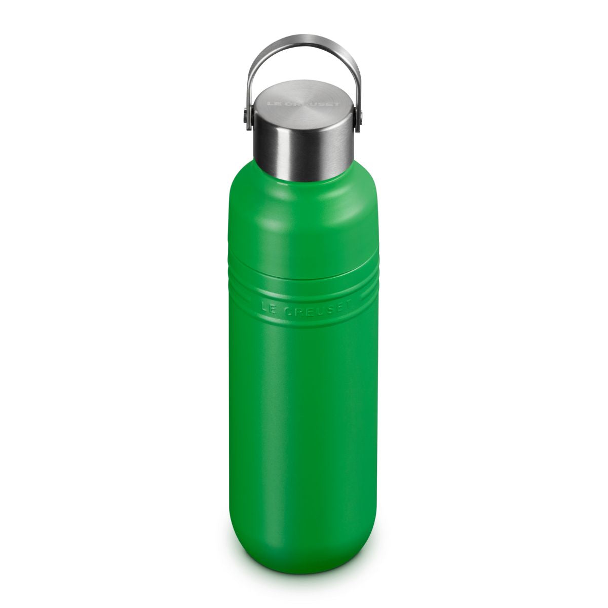 Botella Térmica Le Creuset On The Go, 500 ml y 1000 ml, Acero Inoxidable con Doble Pared y Núcleo de Cobre, Hermética y Antideslizante