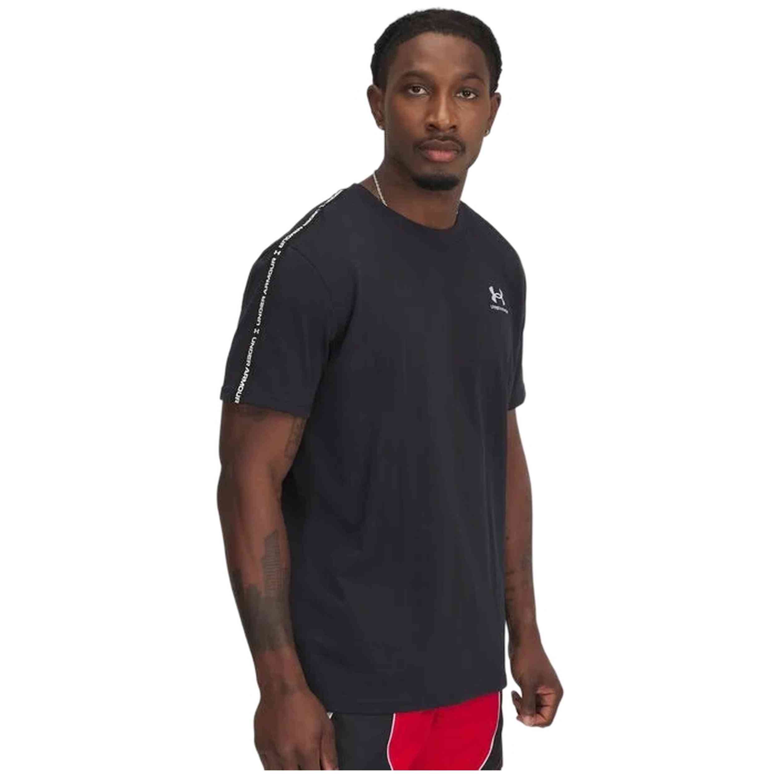Camiseta De Manga Corta Under Armour para Hombre en color Negro