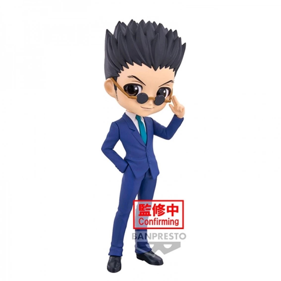 Banpresto - Figura de acción Q Posket Leorio Paradinight de Hunter x Hunter, 15 cm, diseño detallado y expresión dinámica para coleccionistas y fans del anime